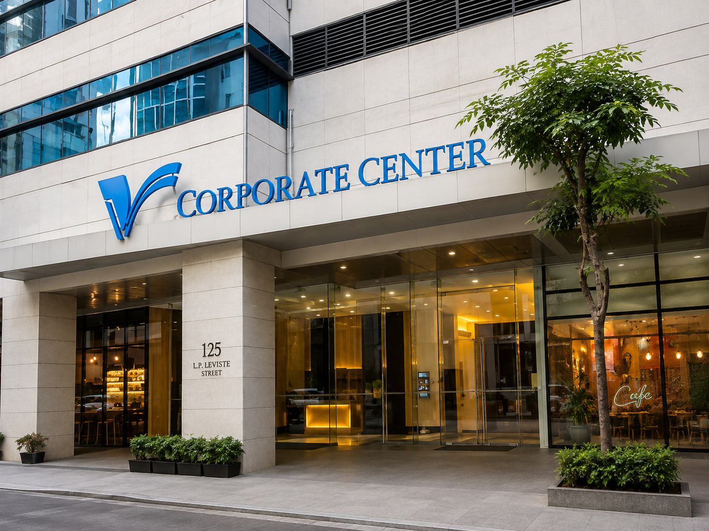 KMC Solutions — V Corporate Centre workspace hero